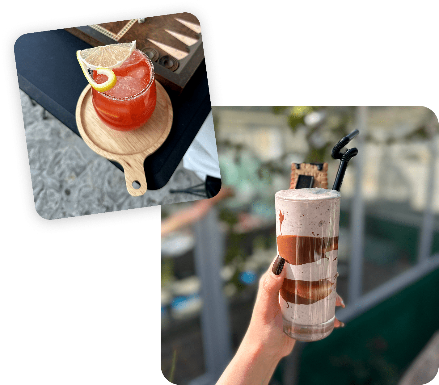 فضای داخلی و باغ کافه دورهمی